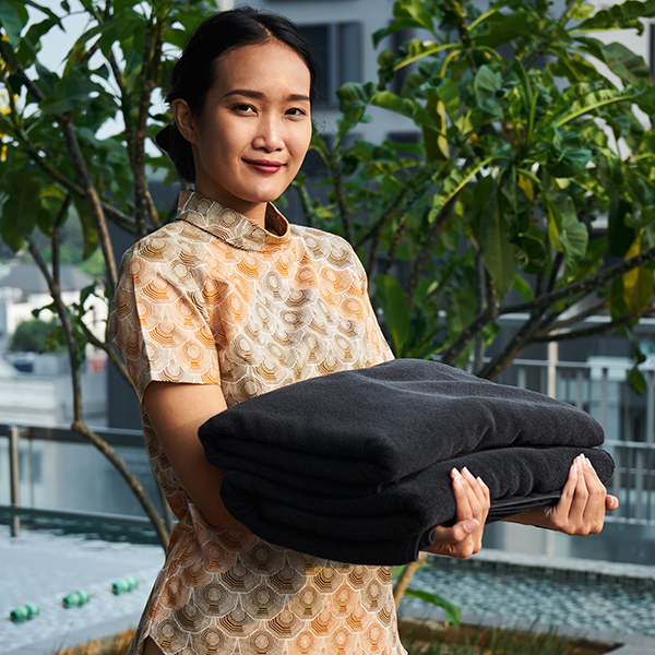 Cream Sisik Waton Short Sleeve Woman Batik Fractal Uniform
