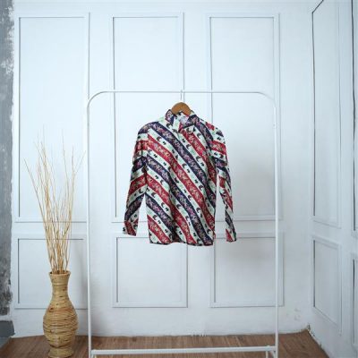Lereng Bunga Alas Long Sleeve Shirt 1 Batik Fractal Uniform