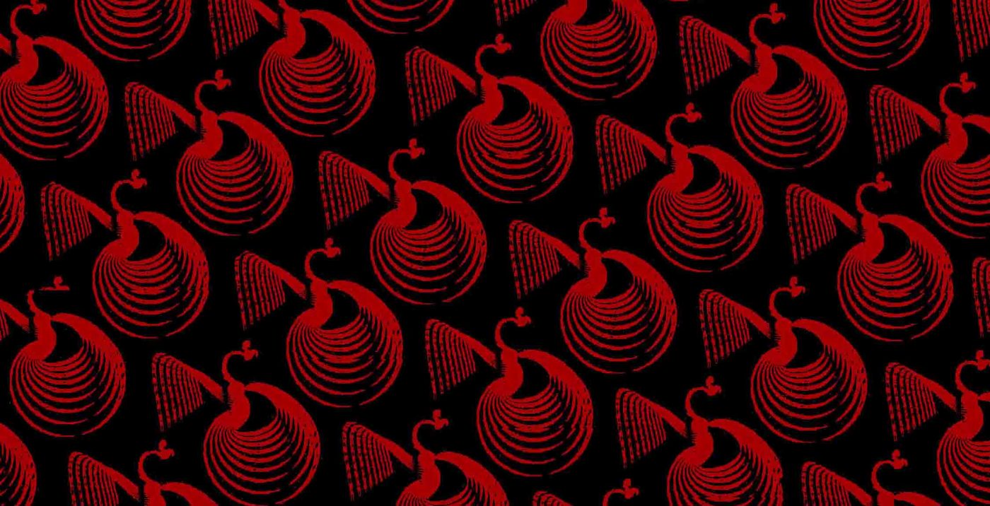 Motif Batik Fractal Sawunggaling Tutuh Merah Hitam