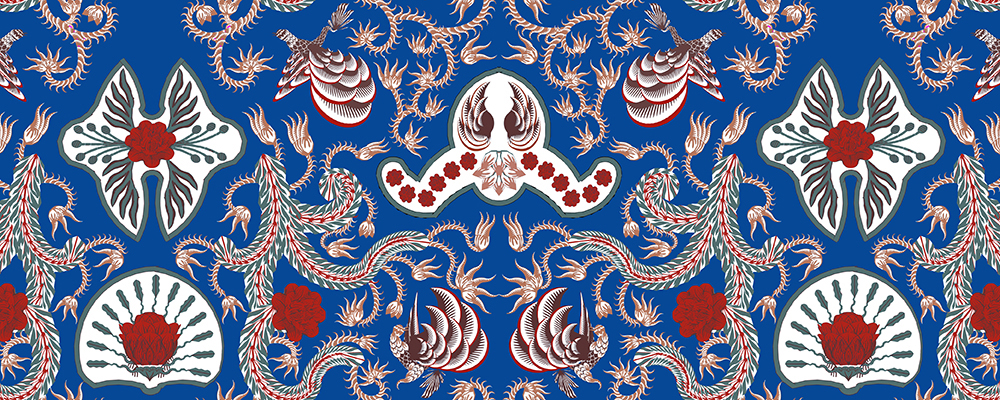 Batik Fractal Wahyu Tumurun Banner